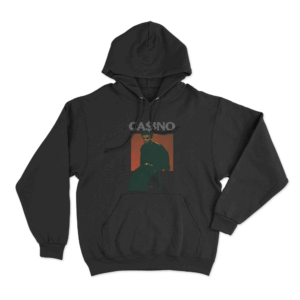 Casino Portrait Unisex Hoodie Black