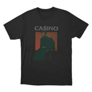 Casino Portrait Unisex T Shirt Black