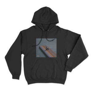 The Melodic Blue Cover Unisex Hoodie Black
